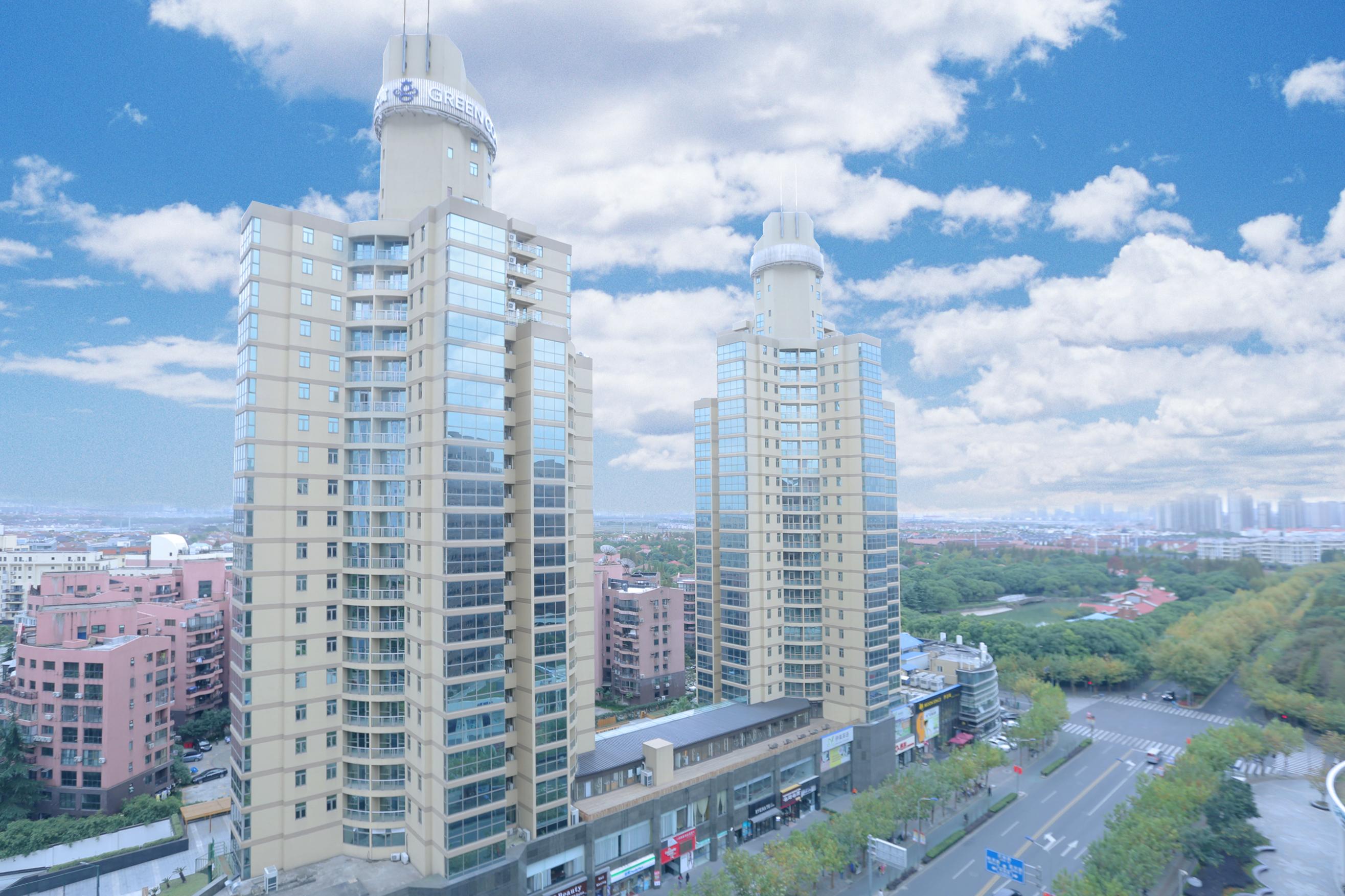 Green Court Residence Jinqiao Diamond Shanghai Eksteriør bilde